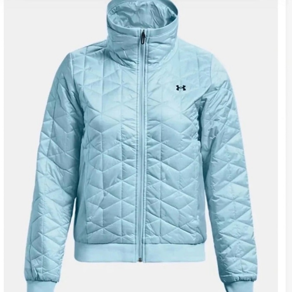 Under Armour UA Cold Gear Reactor Jacket Women’s  Size S-NWT
Powder Blue color